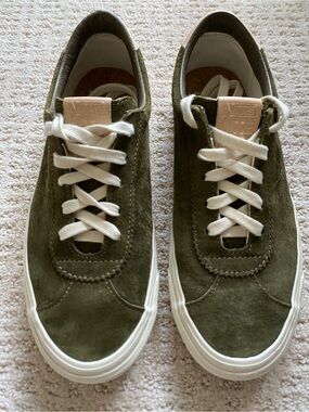 Todd Snyder x Vans Dirty Martiny Sneaker Lace-Up 73 DX - Olive Green
